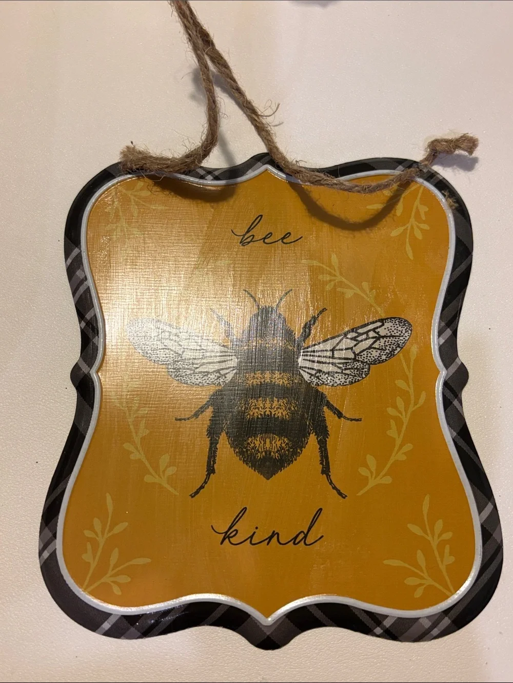 Bee Themed Ribbon & Sign Set - Yellow, Black, White